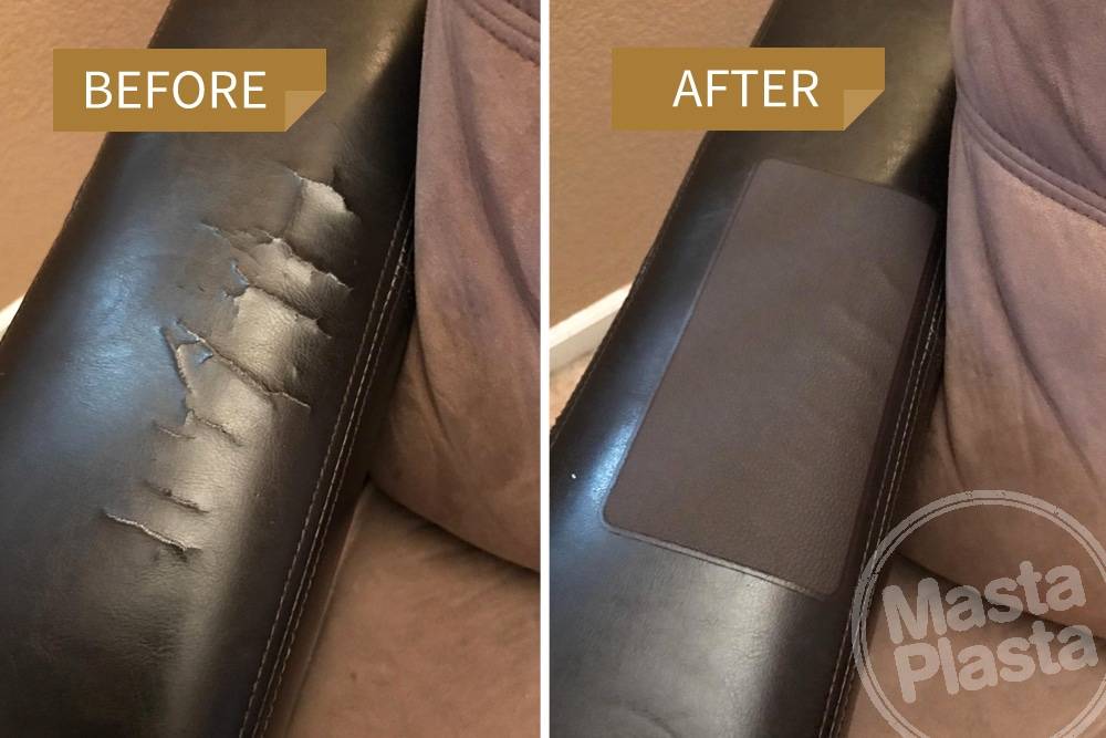 brown leather sofa patch