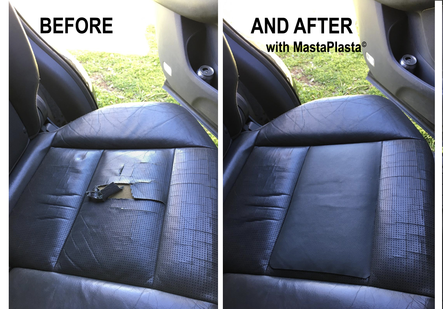 leather seat cover repair